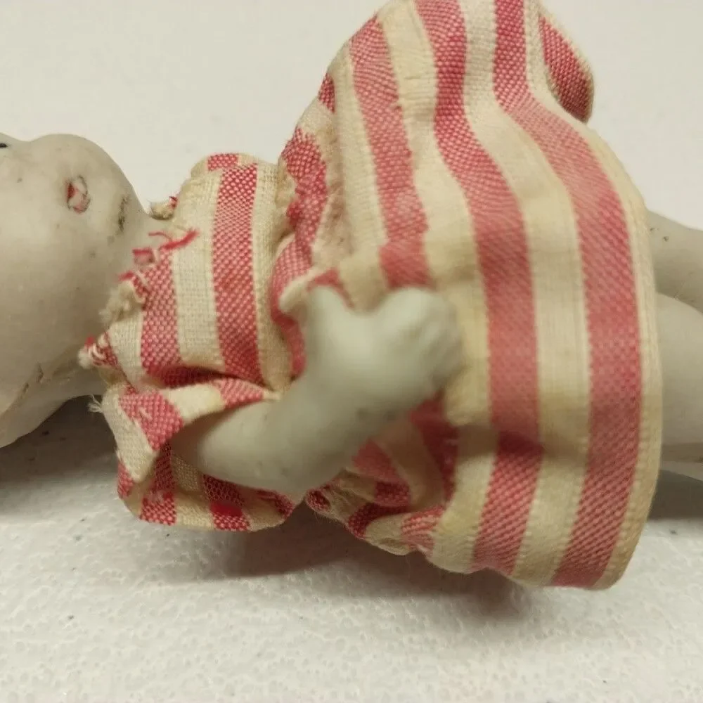 Vintage Made In Japan All Bisque Doll 4.5